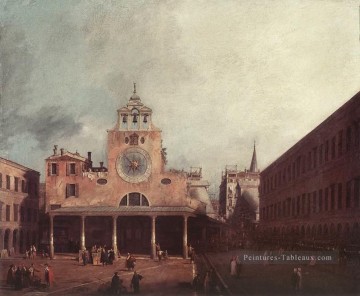 San Giacomo Di Rialto Canaletto Peinture à l'huile